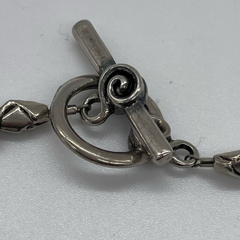 Mixed Metal with Fresh Water Pearls 18 inches Length Silver Tone - Picture 3 of 3